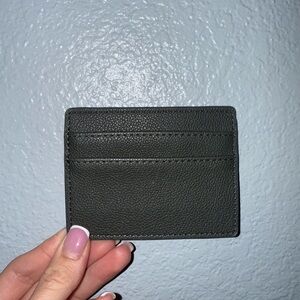Green AYLA & co Leather Card Holder